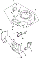 Blower Housing &amp; Baffles 6-27-42