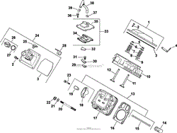 Cylinder Head/ Breather Group 4-24-136