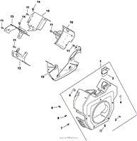 Blower Housing &amp; Baffles 6-24-376