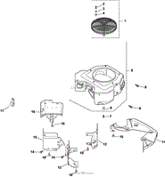 Blower Housing &amp; Baffles 6-24-155