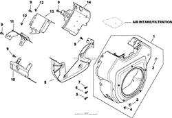 Blower Housing &amp; Baffles 6-24-164