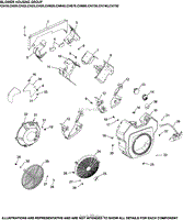 Blower Housing Group 6-24-296 CH18-750