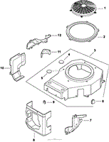 Blower Housing &amp; Baffles 6-27-145