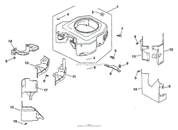 Blower Housing &amp; Baffles 6-24-404 (TP-2461) Rev 10/11/2006