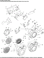 Blower Housing Group 6-24-488 CH18-750