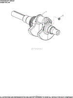 Crankshaft CH640-740LP/NG