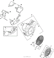 Blower Housing &amp; Baffles 6-24-133