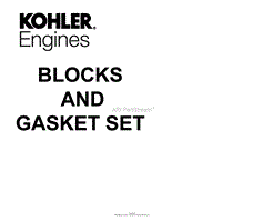 Engine Blocks and Gasket Set 16 522 01