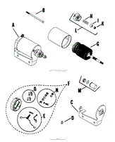 Electric Start, Bendix Drive (Cont.) 0209010381