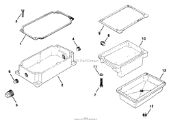 Oil Pan 21-10-500 REV 3/15/2006 to show group description.