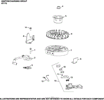 Ignition/Charging Group XT775-3023 XT775