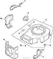 Blower Housing &amp; Baffles 6-27-89