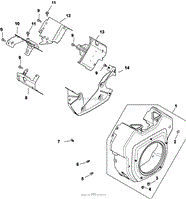 Blower Housing &amp; Baffles 6-24-246