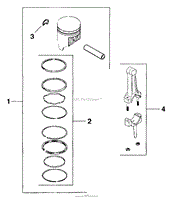 Piston &amp; Rod (Old Style) 030900933