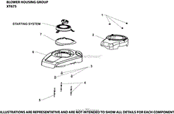 Blower Housing Group XT675-2014