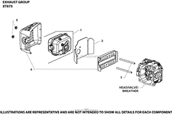 Exhaust Group XT675-2014