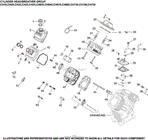 Cylinder Head/Breather Group 4-24-383 CH18-750