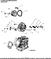 Cylinder Head/Breather Group CH270-3038