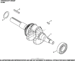 Crankshaft Group CH395-3159 CH395