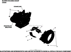 Blower Housing Group - CH395-0121