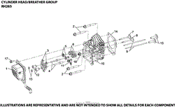 Cylinder Head/Breather Group RH265-3101 RH265