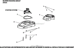 Blower Housing XT675-3080 XT675