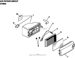 Air Intake Group XT800-0002