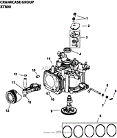 Crankcase Composite XT800-0002