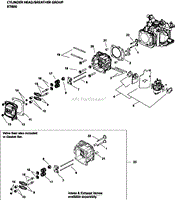 Cylinder Head/Breather Group XT800-0002