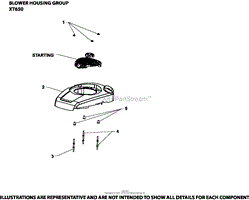 Blower Housing Group XT650-3042