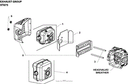 Exhaust Group XT675-2019