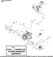 Fuel System Group XT775-2037 XT775