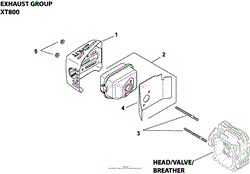 Exhaust Group XT800-3037