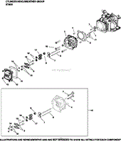 Head/Breather Group XT800-3091