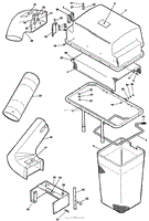 38&quot; GRASS CATCHER PARTS LIST