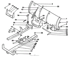 48&quot; DOZER BLADE PARTS AND PARTS LIST