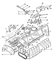 COLLECTOR HOUSING PARTS LIST-42&quot; SNOWTHROWER