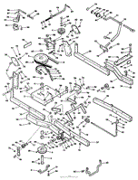 FRAME, DRIVE AND LIFT PARTS LIST-36&quot; SNOWTHOWER