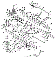 FRAME, DRIVE AND LIFT PARTS LIST-36&quot; SNOWTHROWER