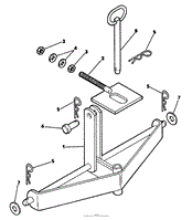 SLEEVE HITCH ADAPTOR PARTS AND PARTS LIST