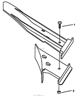 683805 MULCHER PLATE MODEL: 20&quot; CAST DECK DEDICATED REAR BAGGER.