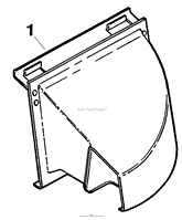 684187 SIDE DISCHARGE CHUTE MODELS: ALL &quot;M&quot; SERIES MOWERS PLUS C21ZPR, C21ZMR,CC21ZPR AND CC21ZMR