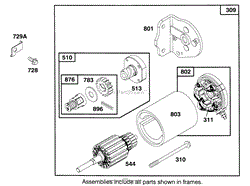 ENGINE BRIGGS &amp; STRATTON MODEL 282707-0119-01(2)