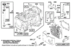 ENGINE BRIGGS &amp; STRATTON MODEL 286707-0453-01(6)