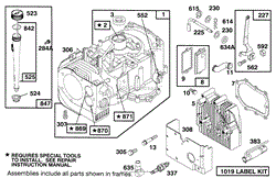 ENGINE BRIGGS &amp; STRATTON MODEL 28M707-0122-01(3)