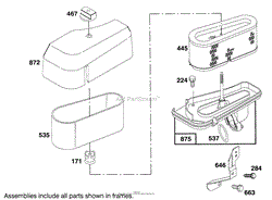 ENGINE BRIGGS &amp; STRATTON MODEL 28M707-0122-01(5)