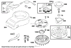 ENGINE BRIGGS &amp; STRATTON MODEL 28M707-0122-01(7)