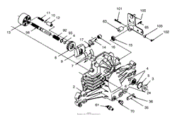 HYDROGEAR TRANSAXLE NO. 92-8783