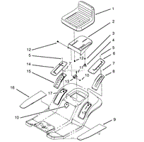 SEAT ASSEMBLY (MODEL NO. 81182 &amp; 81180 ONLY)