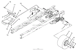 SPEED CONTROL &amp; REAR WHEEL ASSEMBLY (MODEL NO. 81191 ONLY)